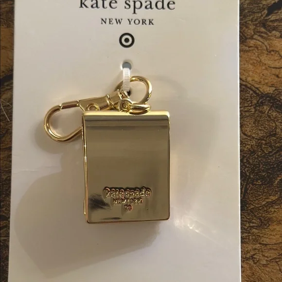 Kate Spade Gold and Green Bag Charm ( MATCHES) NEW